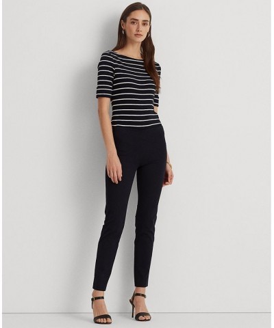 Twill Cropped Skinny Pant Blue Loch $37.23 Pants