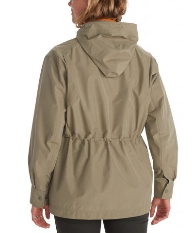 Women's '78 All Weather Hooded Waterproof Parka Gray $70.50 Coats