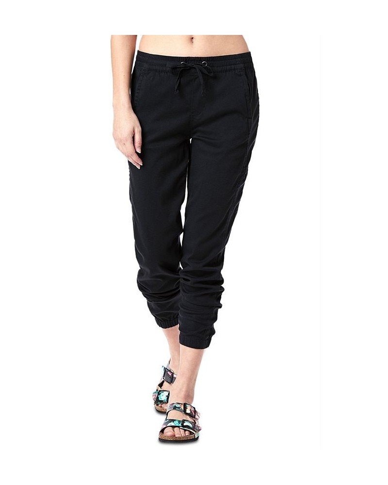 Juniors' Caylee Jogger Pants Black $19.72 Pants