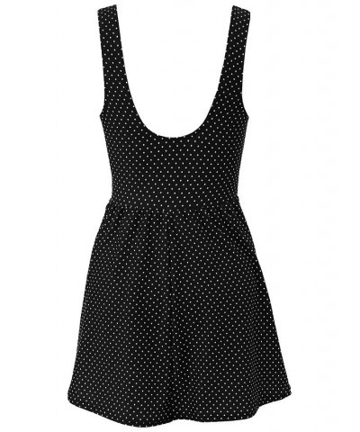 Pin-Point Marais Allover Slimming Swimdress Black/White $69.96 Swimsuits