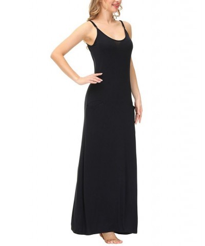 Women's Strappy Dress Jet Black $26.62 Sleepwear