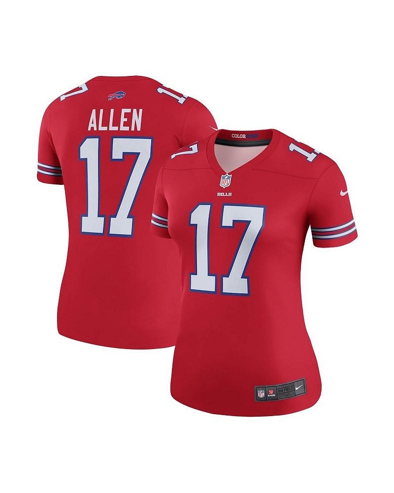 Women's Josh Allen Red Buffalo Bills Color Rush Legend Player Jersey Red $37.40 Jersey