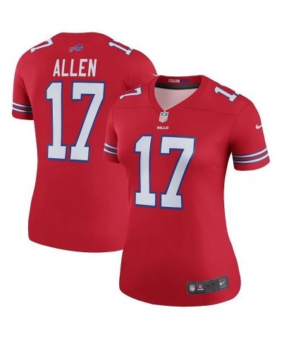 Women's Josh Allen Red Buffalo Bills Color Rush Legend Player Jersey Red $37.40 Jersey