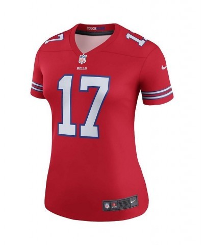 Women's Josh Allen Red Buffalo Bills Color Rush Legend Player Jersey Red $37.40 Jersey