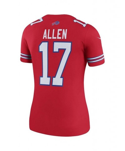 Women's Josh Allen Red Buffalo Bills Color Rush Legend Player Jersey Red $37.40 Jersey