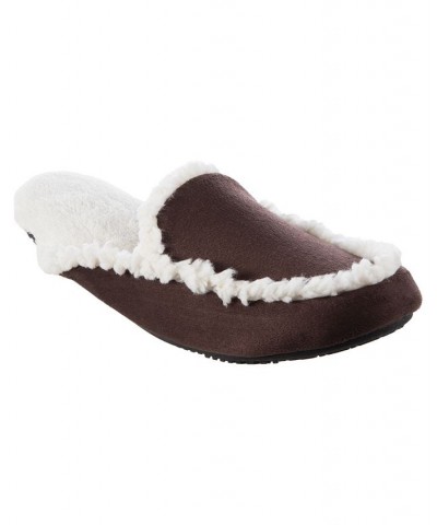 Isotoner Microsuede Alex Scuff with 360 Surround Memory Foam Slipper Online Only Dark Chocolate $12.76 Shoes