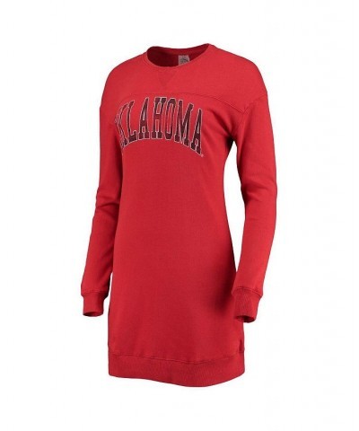 Women's Crimson Oklahoma Sooners 2-Hit Sweatshirt Dress Red $29.40 Dresses