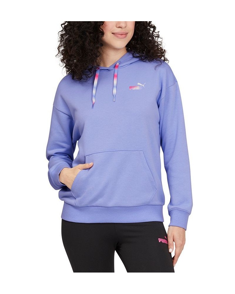 Women's Elevated Ess Ombré Hoodie Purple $30.68 Sweatshirts