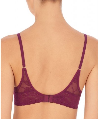 Women's Bliss Allure Lace Contour Underwire Bra 721303 Jewel Violet/rose Beige $29.26 Bras