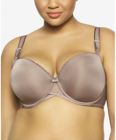 Women's Peridot Underwire T-shirt Bra Brown $15.29 Bras