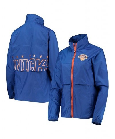 Women's Blue New York Knicks Winning Shot Full-Zip Jacket Blue $32.12 Jackets