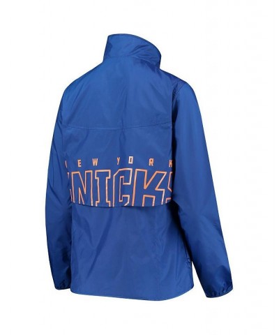 Women's Blue New York Knicks Winning Shot Full-Zip Jacket Blue $32.12 Jackets