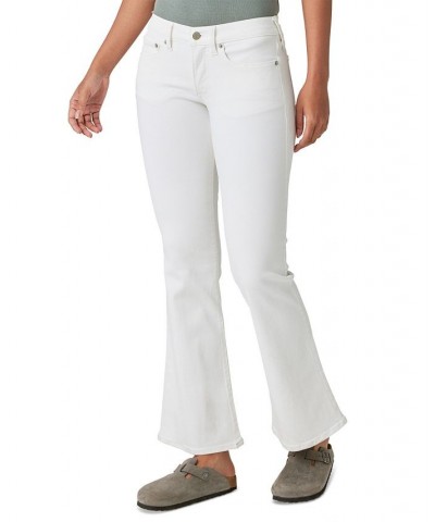 Women's Sweet Flare Stretch Flare-Leg Jeans Bright White $45.78 Jeans