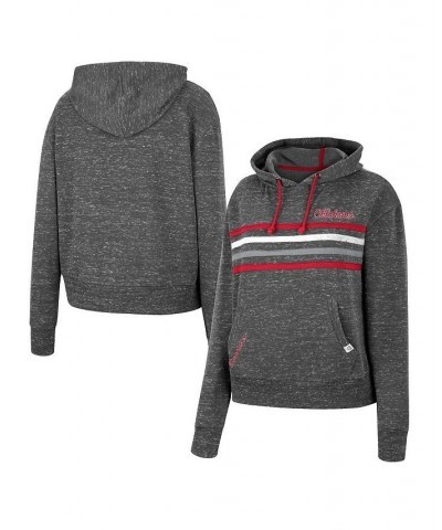 Women's Charcoal Oklahoma Sooners Backstage Speckled Pullover Hoodie Charcoal $28.38 Sweatshirts