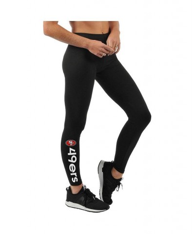 Women's Black San Francisco 49ers Post Season Leggings Black $21.83 Pants