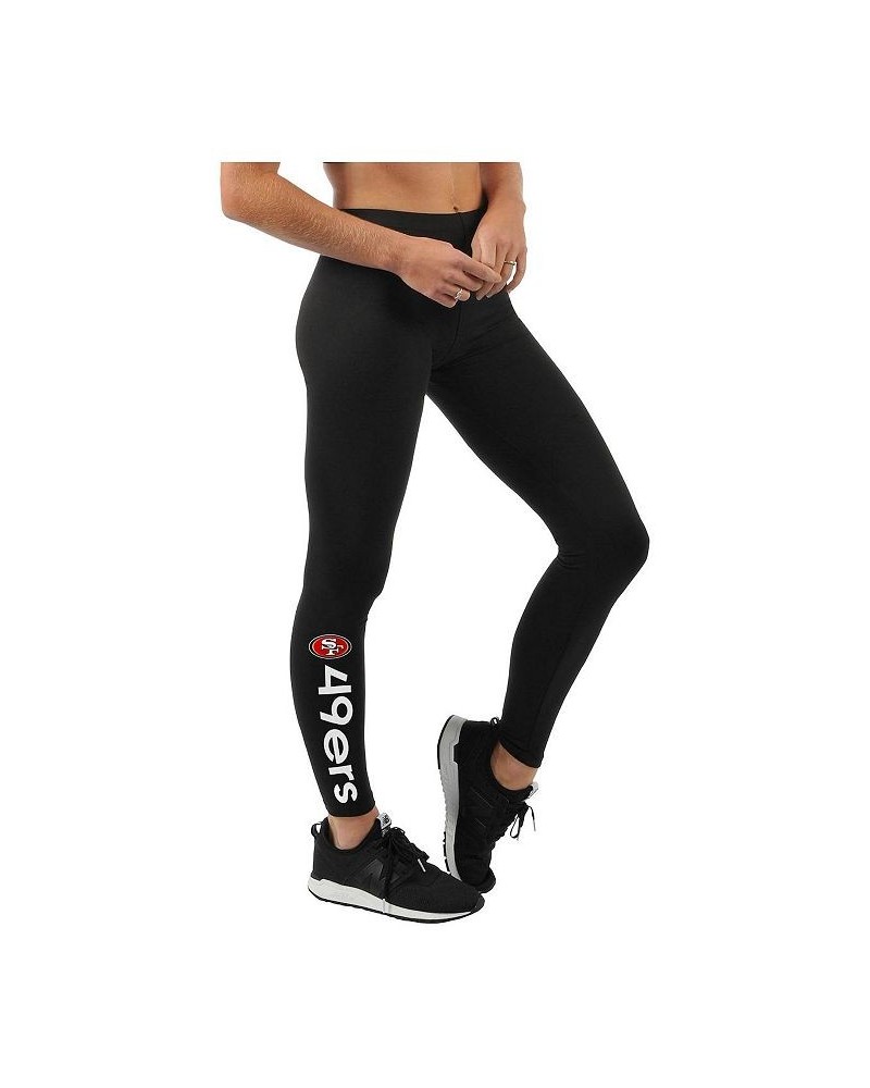 Women's Black San Francisco 49ers Post Season Leggings Black $21.83 Pants