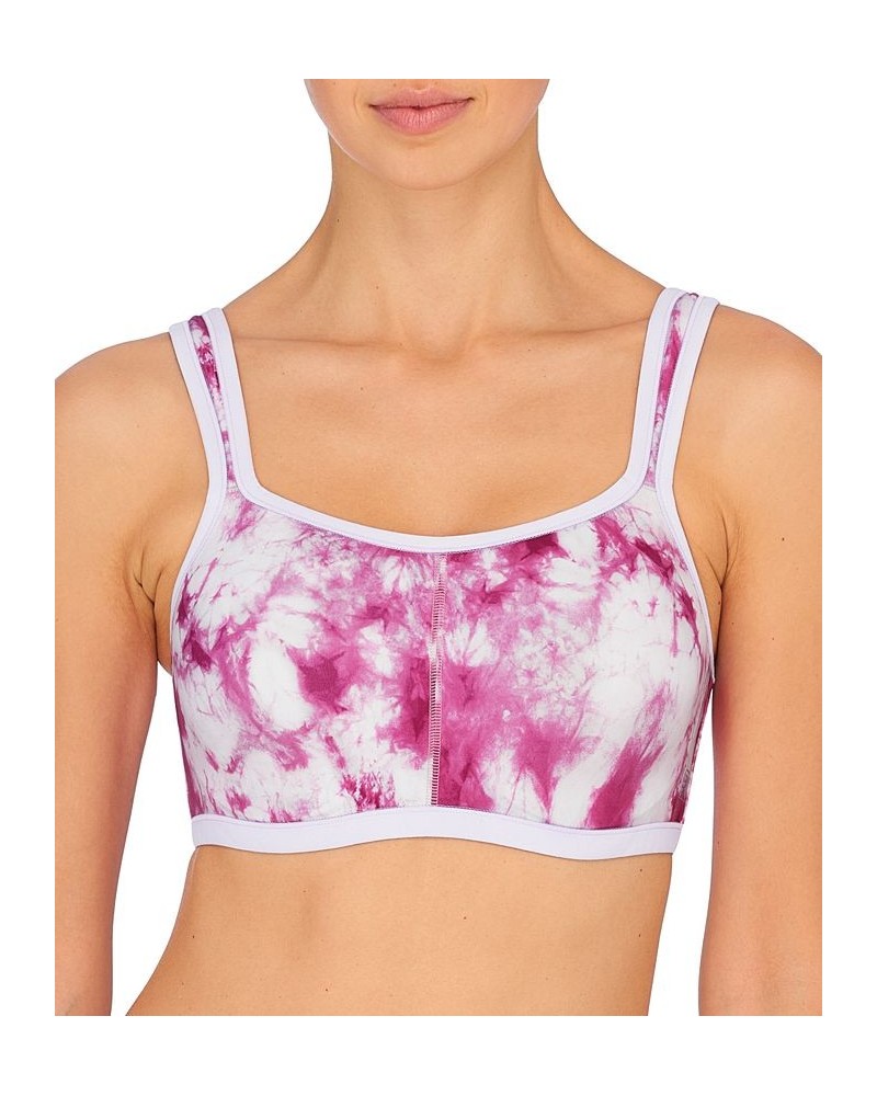 High-Impact Yogi Contour Convertible Full Coverage Sports Bra 731050 Bright Berry Tie Dye Print $30.86 Bras