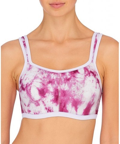 High-Impact Yogi Contour Convertible Full Coverage Sports Bra 731050 Bright Berry Tie Dye Print $30.86 Bras