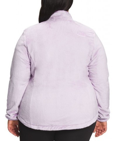 Plus Size Osito Fleece Zip-Front Jacket Purple $33.00 Jackets