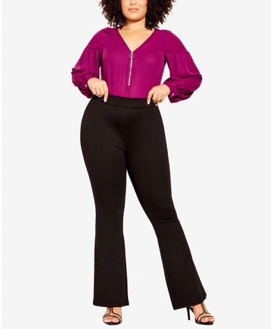 Trendy Plus Size Yolanda Pants Black $40.05 Pants