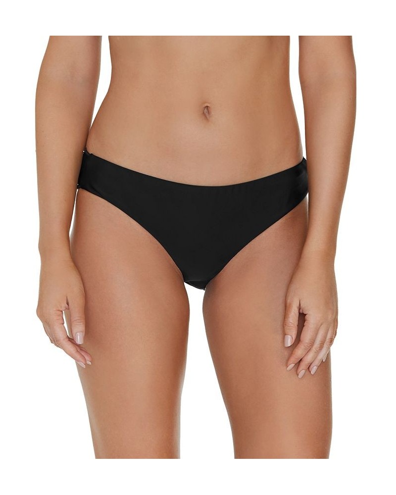 Juniors' Fiesta Hipster Bikini Bottoms Black $24.20 Swimsuits