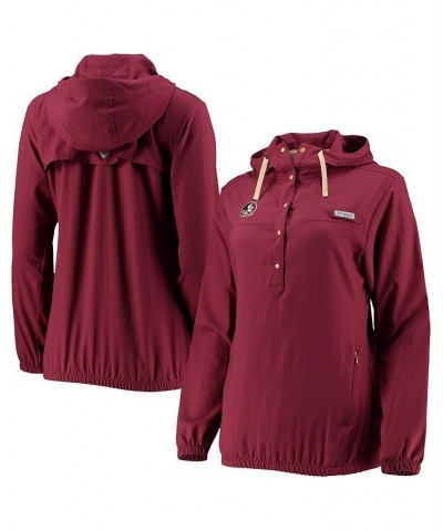 Women's Garnet Florida State Seminoles Tamiami Sun-Protection Omni-Wick Pullover Hoodie Garnet $38.40 Sweatshirts