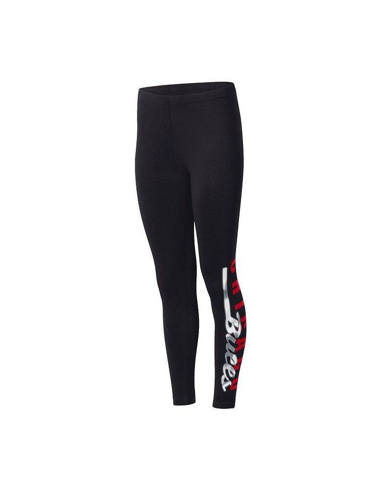 Women's Black Chicago Bulls Jump Shot Leggings Black $28.49 Pants