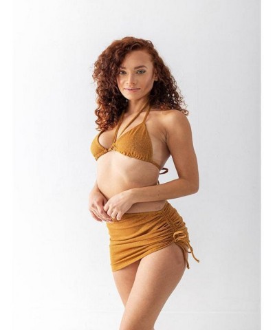 Adult Women's Regular Size Gold Dust Sarong Brown $38.95 Swimsuits