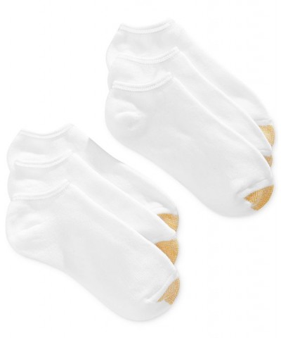 Women's 6-Pack Casual Ankle Cushion Socks Also Available In Extended Sizes White $13.80 Socks