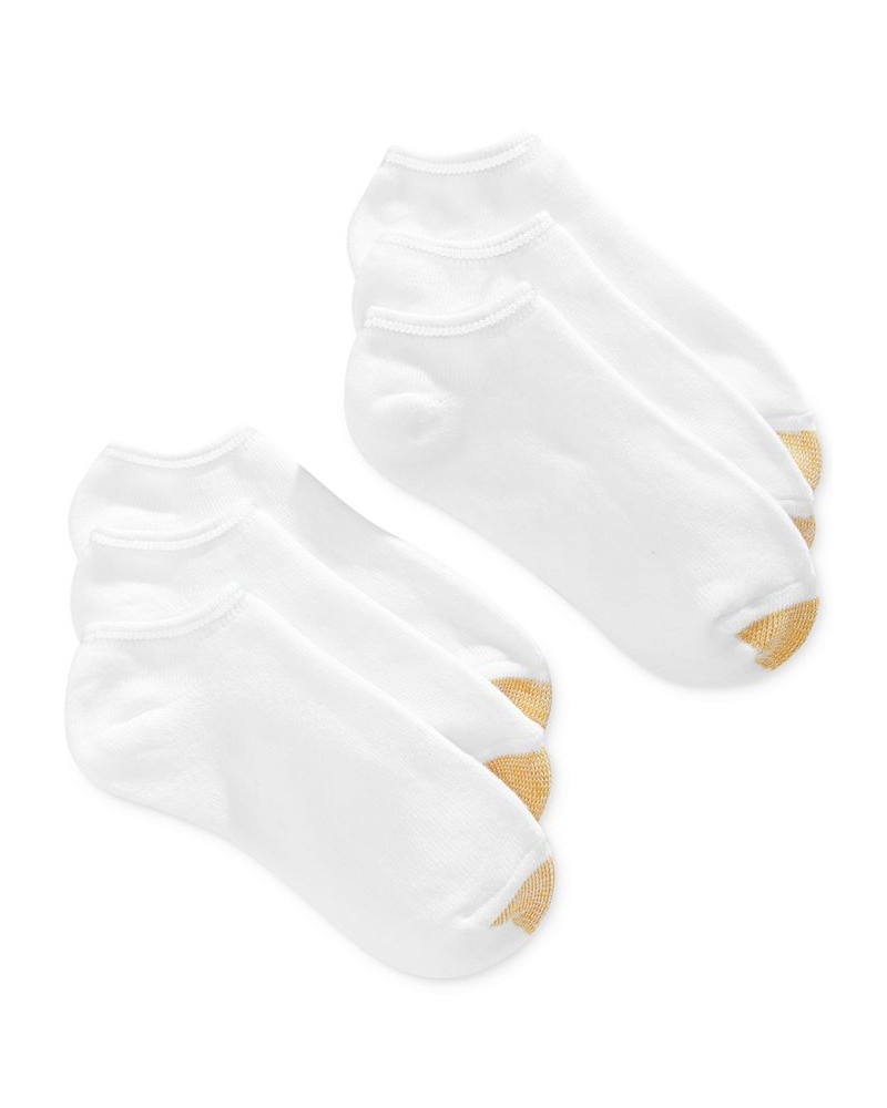 Women's 6-Pack Casual Ankle Cushion Socks Also Available In Extended Sizes White $13.80 Socks