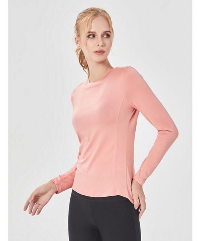 Miracle Mile Long Sleeve Top for Women Nyc Pink $25.44 Tops