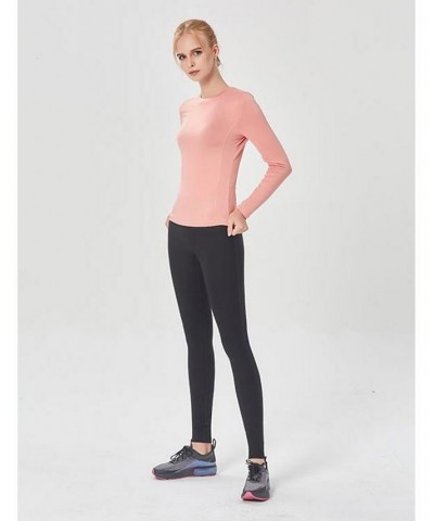 Miracle Mile Long Sleeve Top for Women Nyc Pink $25.44 Tops