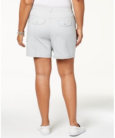 Plus Size Split-Neck Top & Shorts Misty Harbor $19.60 Shorts