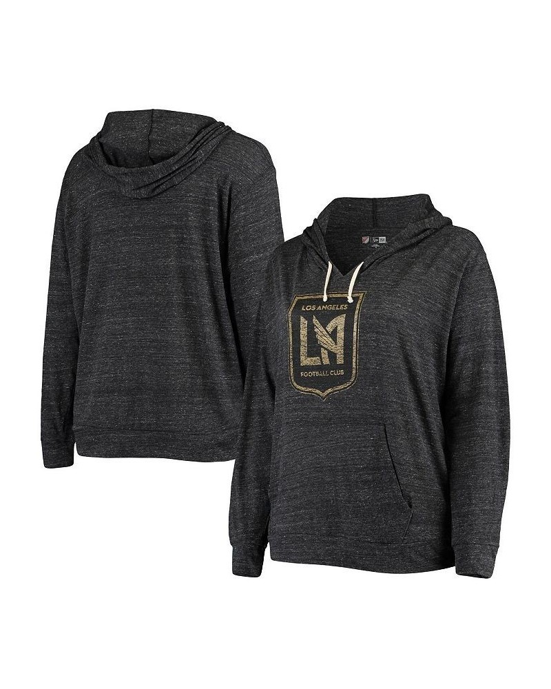 Women's 5th & Ocean by Heathered Black LAFC Plus Size Tri-Blend V-Neck Pullover Hoodie Heathered Black $31.50 Sweatshirts