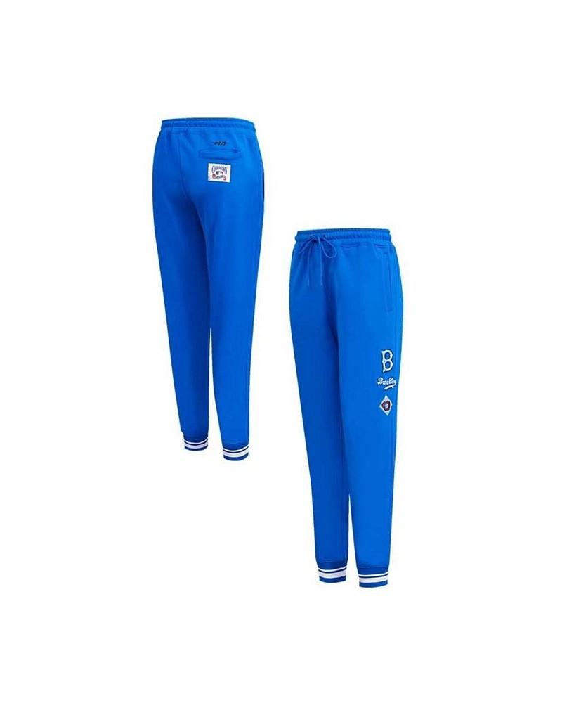 Women's Royal Brooklyn Dodgers Cooperstown Collection Retro Classic Sweatpants Royal $24.75 Pants