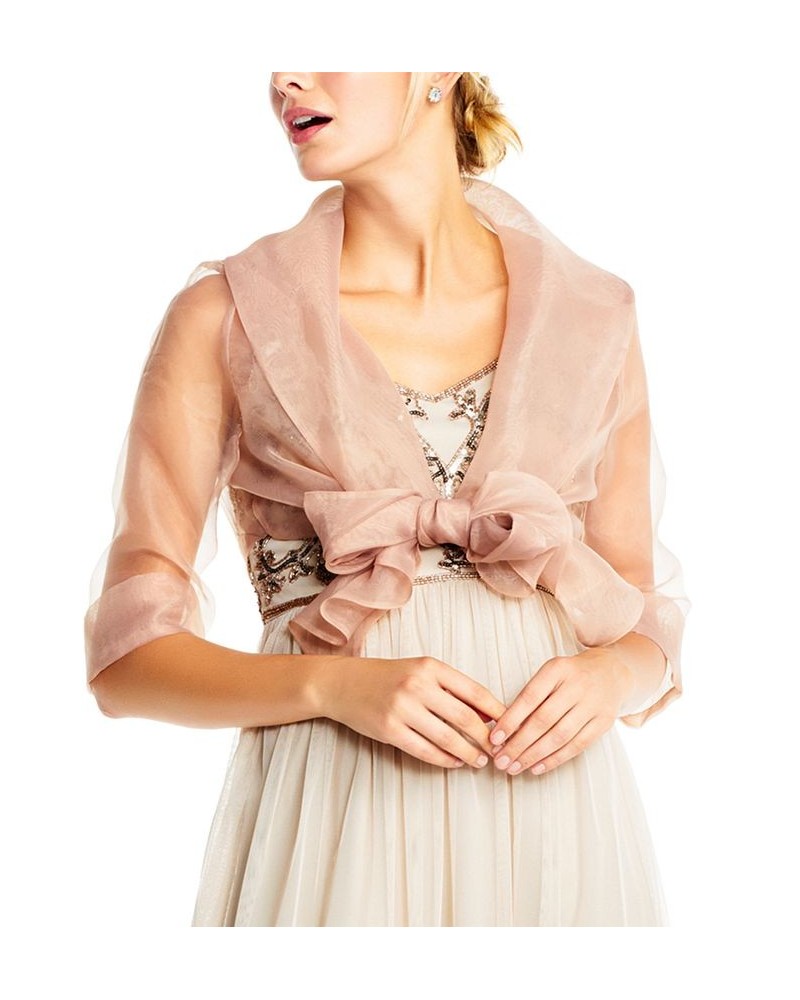 Organza Wrap Jacket Tan/Beige $40.50 Jackets