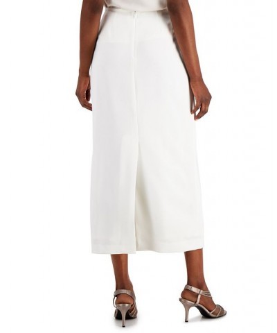 Crepe Column Skirt Black $32.39 Skirts