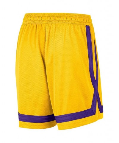 Women's Gold Los Angeles Lakers Crossover Performance Shorts Gold $34.19 Shorts