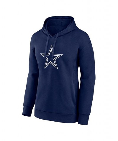 Women's Branded Dak Prescott Navy Dallas Cowboys Player Icon Name and Number V-Neck Pullover Hoodie Navy $41.65 Sweatshirts