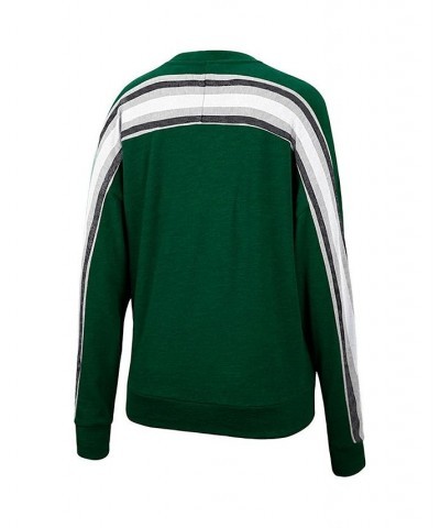 Women's Heathered Green Michigan State Spartans Team Oversized Pullover Sweatshirt Heathered Green $31.34 Sweatshirts