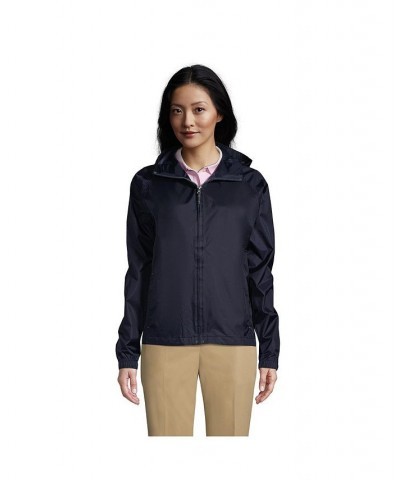 School Uniform Women's Packable Rain Jacket Classic navy $22.24 Jackets