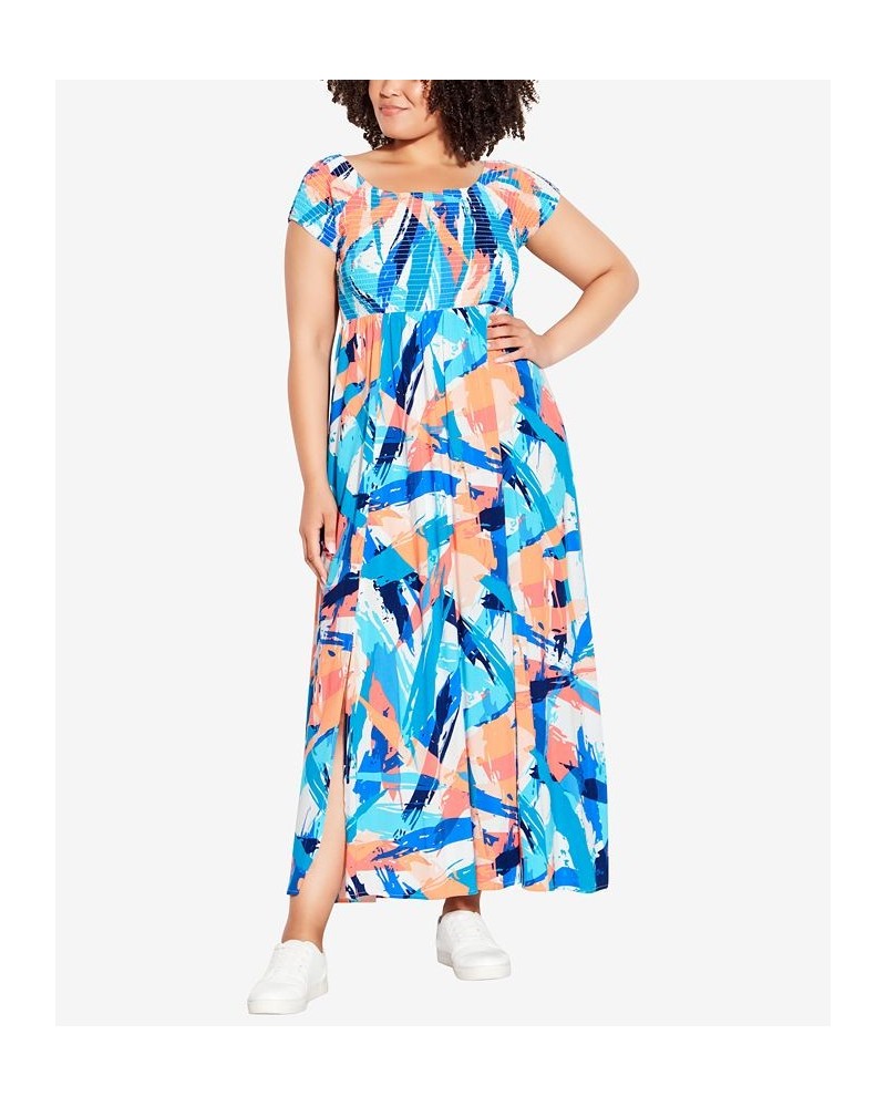 Plus Size Raelynn Dress Brushstroke $30.17 Dresses