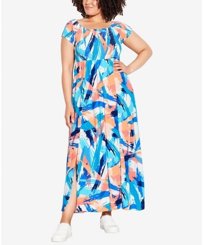 Plus Size Raelynn Dress Brushstroke $30.17 Dresses