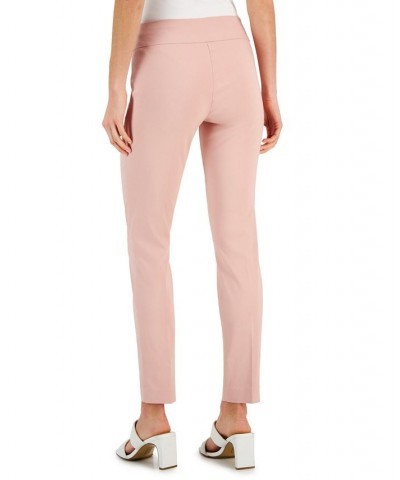 Women's Tummy-Control Pull-On Skinny Pants Regular Short and Long Lengths Summer Straw $16.80 Pants