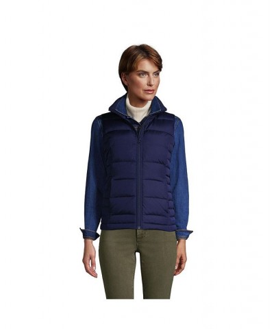 Women's Tall Down Puffer Vest Deep sea navy $31.98 Jackets