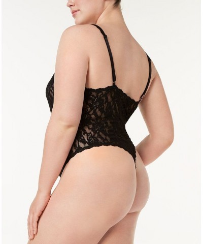 Plus Size After Midnight Crotchless Keyhole Lingerie Teddy 488406X Black $52.25 Tops