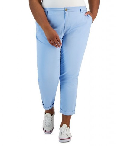 TH Flex Plus Size Hampton Chino Pants Blue $26.65 Pants