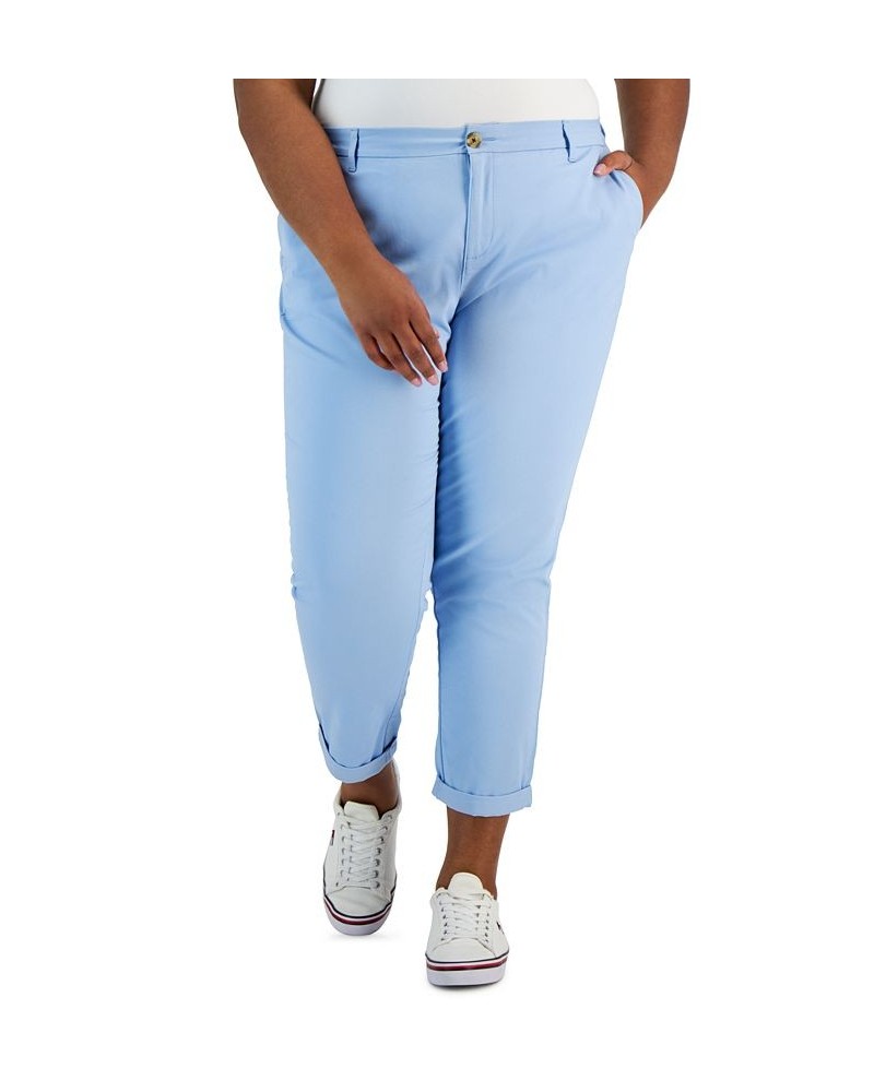 TH Flex Plus Size Hampton Chino Pants Blue $26.65 Pants