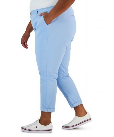 TH Flex Plus Size Hampton Chino Pants Blue $26.65 Pants