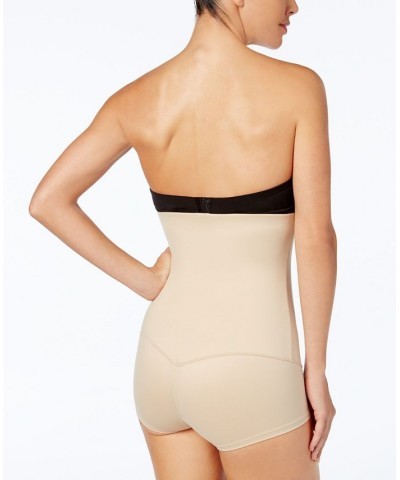 Women's Firm Control Fat Free Dressing High Waist Boyshort 2107 Tan/Beige $20.16 Shapewear